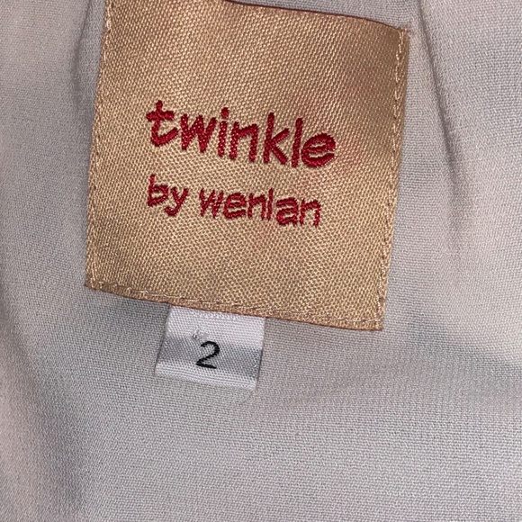 ANTHROPOLOGIE Twinkle by Wenlan Maxi Dress Silk Blend Size S - Picture 10 of 11